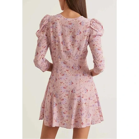 NWT Love Shack Fancy Juree Silk Dress - Picture 3 of 8